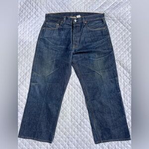 Vintage Levi's 501 XX Blue Jeans Made In Mexico Size 36x30 Act 36x27